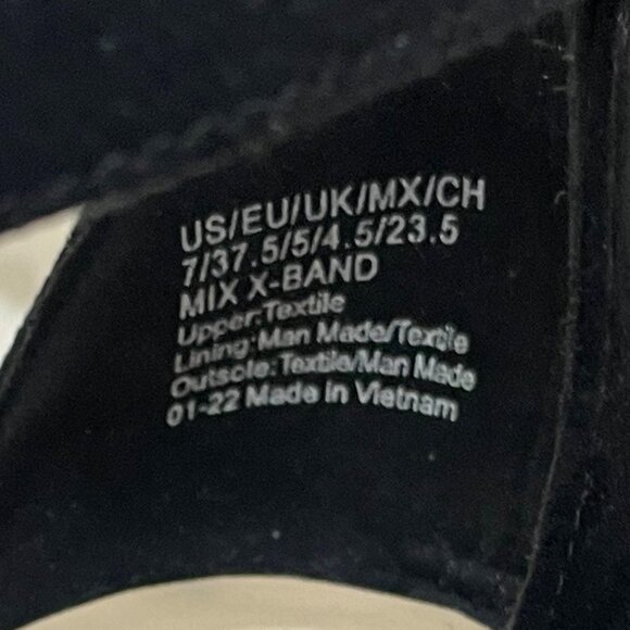 Kennth Cole Women's Black, faux suede, ankle strap, squared toe, 2" heels - Picture 6 of 10